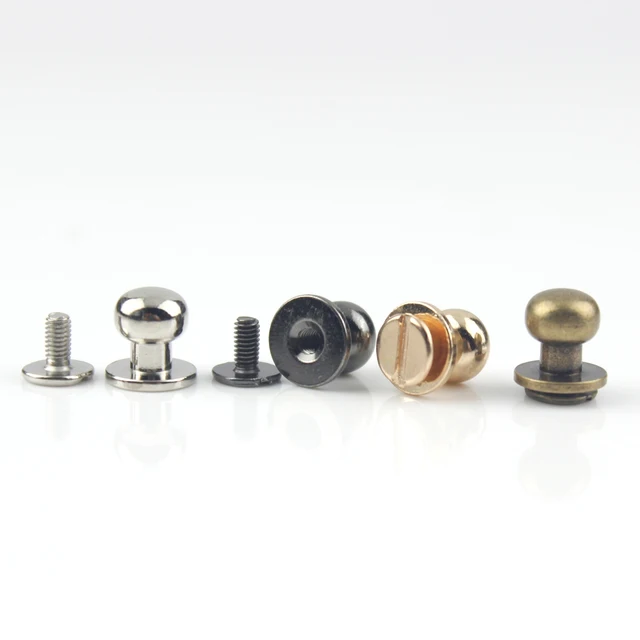 Set 110 Viti Per Libri Chicago - M5 In Bronzo, Lunghezze 4-12mm, Con Perforatore E Cacciavite - Foto 6