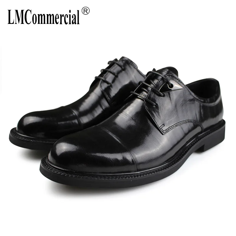 

High Quality Genuine Leather wedding Shoes mens designer shoes Lace-Up Business Men Shoes,Men Dress Shoes cowhide