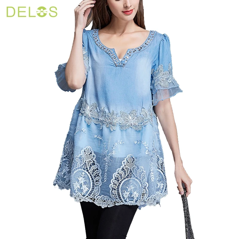 nymph plus size of s 2017 fashion denim blouses nymph plus size of s 2017 fashion denim blouses