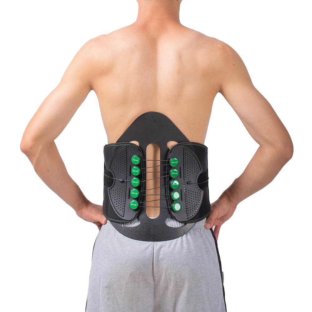 Lumbar Back Spinal Spine Waist Brace Support Belt Corset Stabilizer