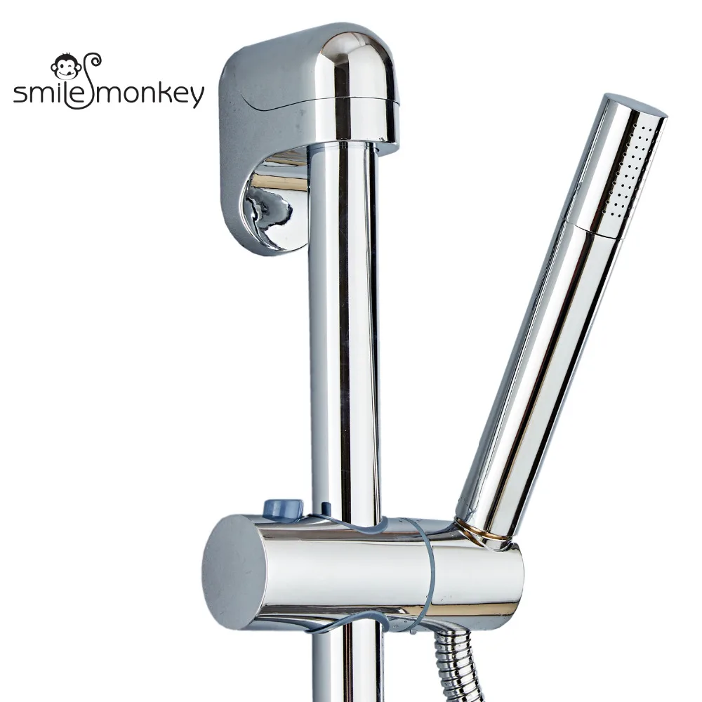 Smile MonkeyBathroom Shower Handheld Toilet bidet sprayer 304 Stainless Steel Hand Bidets faucet for Bathroom Shower Accessories Smile MonkeyBathroom Shower Handheld Toilet bidet sprayer 304 Stainless Steel Hand Bidets faucet for Bathroom Shower Accessories