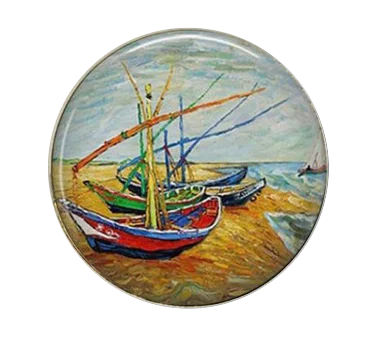 5pcs16mm20mm25mmVan Gogh картина Звездная ночь Винсента ручной работы фото стеклянный капельный стиль Кабошоны Ювелирные изделия Аксессуары