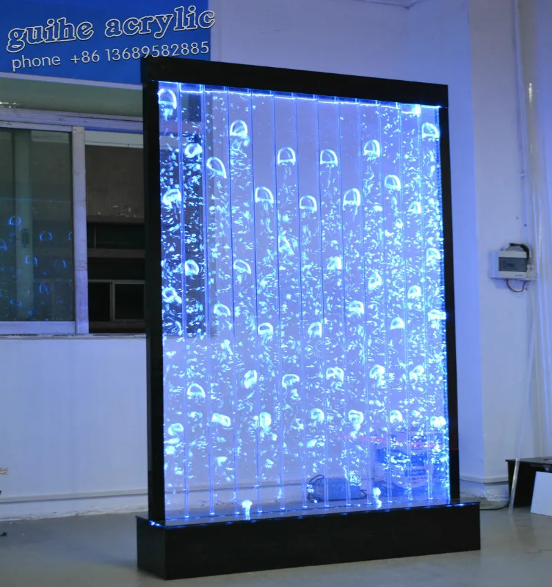 Ancho de fábrica 100 * altura 180 CM pared LED de agua con varias opciones de burbujas habitación decorada, Hotel, restaurante, cafetería, oficina, tienda Ancho de fábrica 100 * altura 180 CM pared LED de agua con varias opciones de burbujas habitación decorada, Hotel, restaurante, cafetería, oficina, tienda