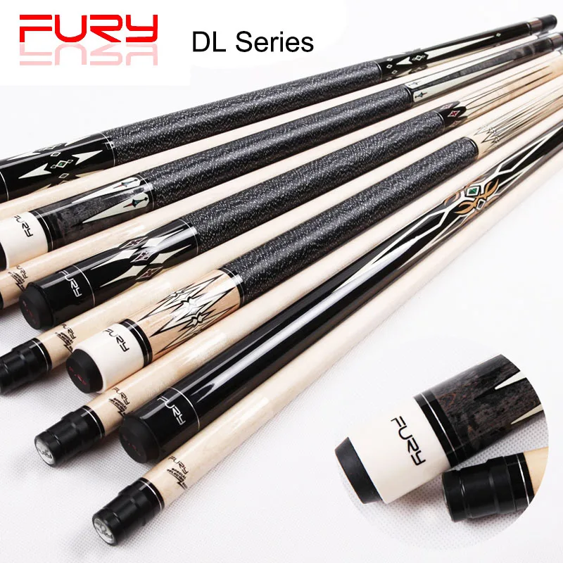 Maple Pool Cues Biljart Keu 11.75mm/12.75mm Tips Zwart 8 DL Serie Maple Pool Cues Biljart Keu 11.75mm/12.75mm Tips Zwart 8 DL Serie