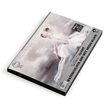 Paul Rubens Watercolor Paper Block, 50% Cotton Rag Artist Quality Acid Free Cold Pressed Paper Pad, 140 lb/300 gsm, 20 Sheets 2