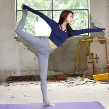 Костюм для йоги Женская спортивная одежда с длинными рукавами набор для йоги Женский Открытый Бег Спортивная одежда для фитнеса костюмы спортивный костюм для женщин