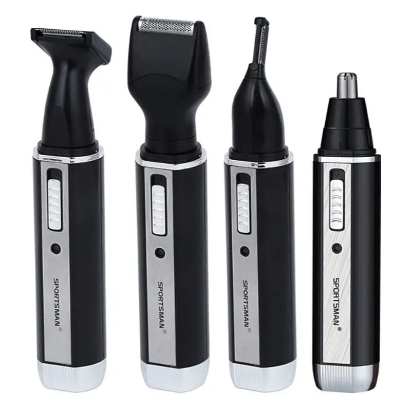 

4 in one Rechargeable nose hair trimmer for men trimer ear face eyebrow nose hair removal eyebrow Trimmer for nose Hair Razor
