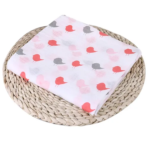 Puseky/детское муслиновое одеяло с принтом фламинго, розы, фруктов, постельные принадлежности, пеленки для новорожденных, пеленки для новорожденных, одеяло из хлопка - Цвет: 26
