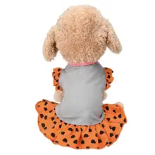 Футболка для питомцев, маленьких собак, модная футболка для питомцев, милая летняя жилетка и юбка 3,9