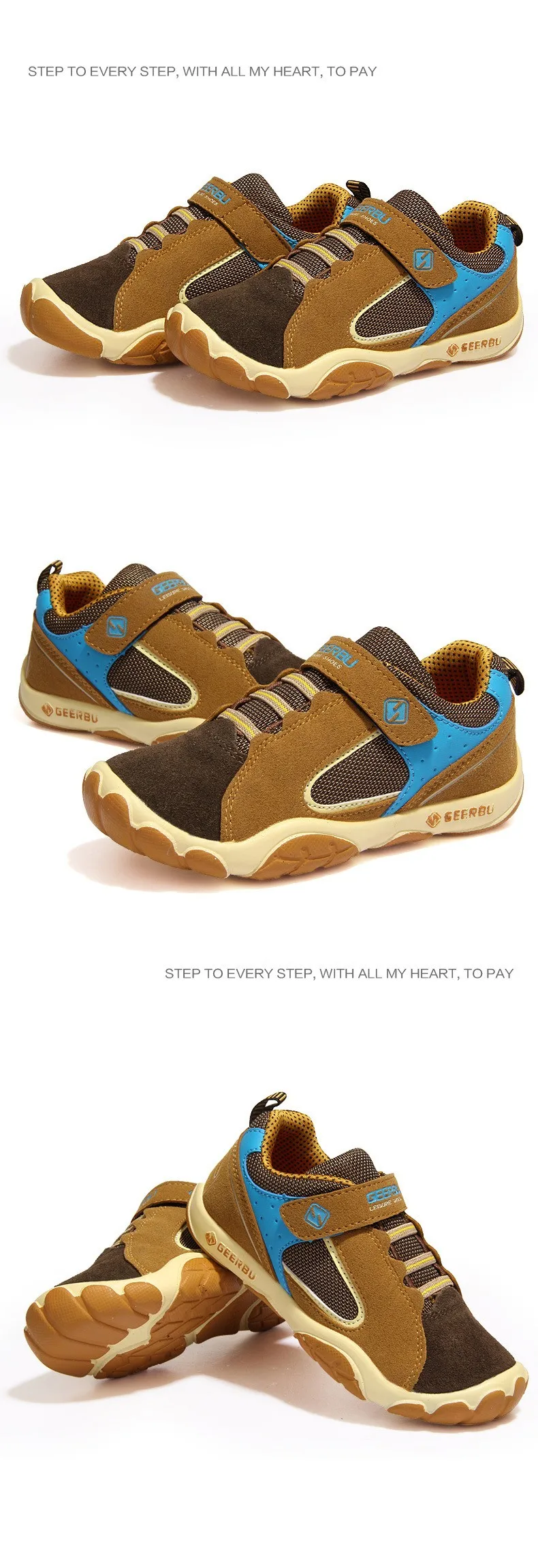 Детские кроссовки для мальчиков, детская обувь для бега для девочек, брендовая детская повседневная Уличная обувь, кожаная обувь для мальчиков 28-38, 4 цвета