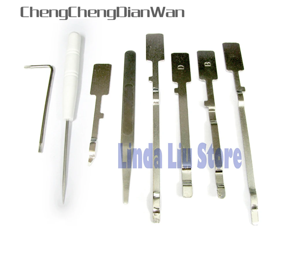 

ChengChengDianWan 8 in 1 Unlock Opening Disassemble 8 Tools Ultimate Slim Kit Set for Xbox 360 & Xbox360 Slim