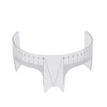 Новинка! Горячая Распродажа! бренд, микроблейдинг, многоразовый макияж, для измерения бровей, направляющая линейка для бровей, перманентные инструменты, Anne