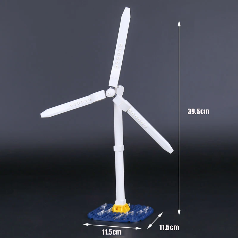 Borkum Riffgrund ветровой турбины строительные блоки совместимы с Lego 4002015 Creator expert