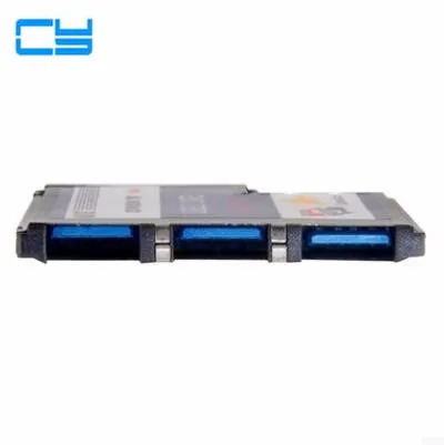 PCI-E PCI Express Card ExpressCard 54mm 34mm T type to USB 3.0 3 Port Adapter Low Profile Short Body type for Laptop Notebook