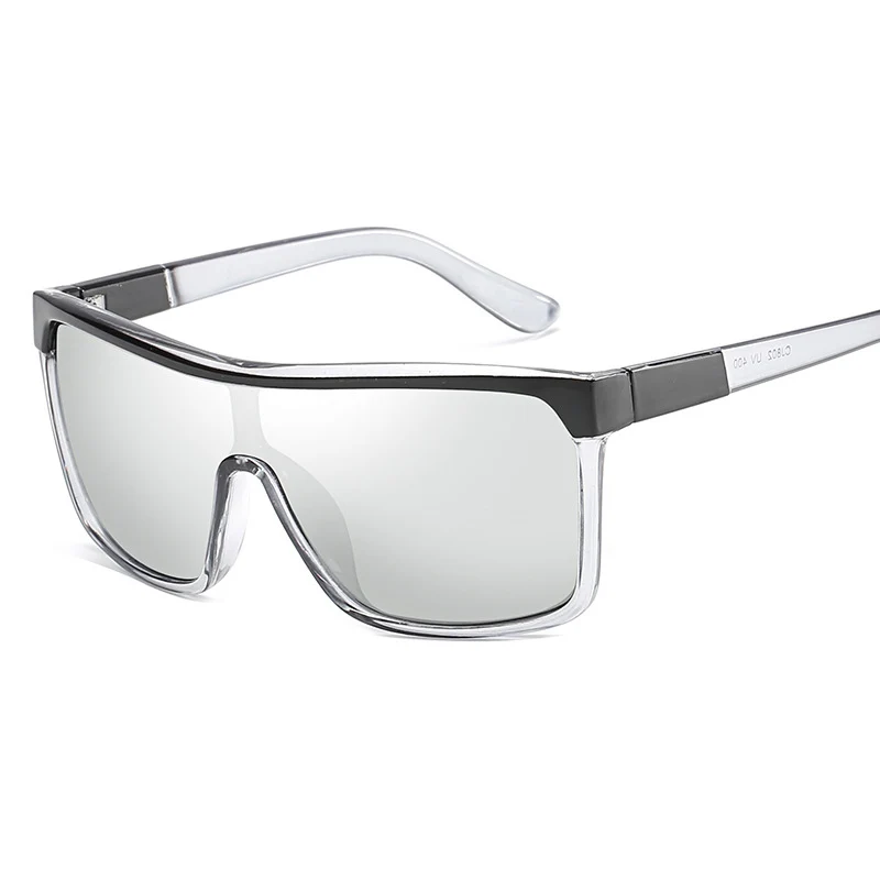 SIMPRECT, цельные солнцезащитные очки для мужчин и женщин, UV400, Квадратные Зеркальные Солнцезащитные очки, высокое качество, бренд ретро, Lunette De Soleil Homme - Цвет линз: 5