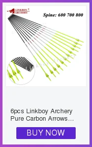 Setas de Carbono Accessorice para Recurvo Tiro com Arco Linkboy Eixo Polegada Plástico Palhetas 80 Pontos Grãos Faça Você Mesmo Arco Caça 12 Pçs Id4.2mm 1.75 10 High Quality Esporte e Lazer