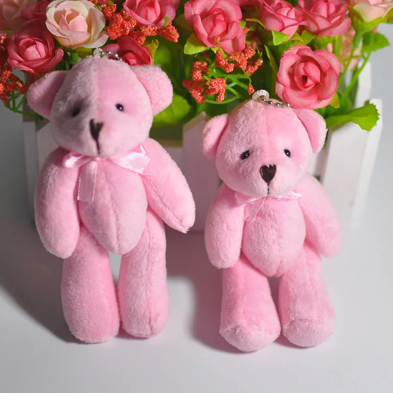 11CM plush tow tie teddy bear 8