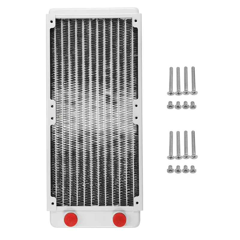 

240mm Water Cooling Radiator Heatsink Copper Water-cooled Radiator Exhaust Heat Exchanger Water Cooling Cooler for Computer CPU