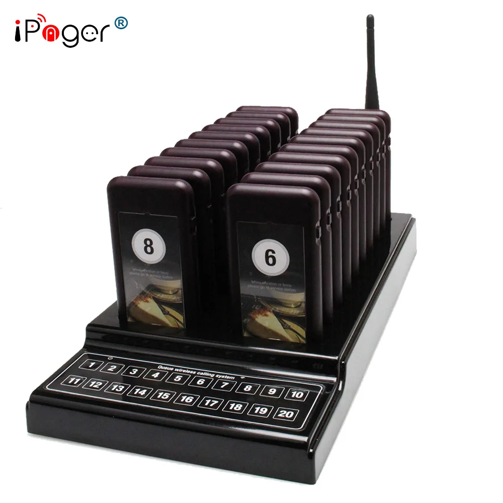 

Restaurant vibrating pagers wireless queue management system guest paging system