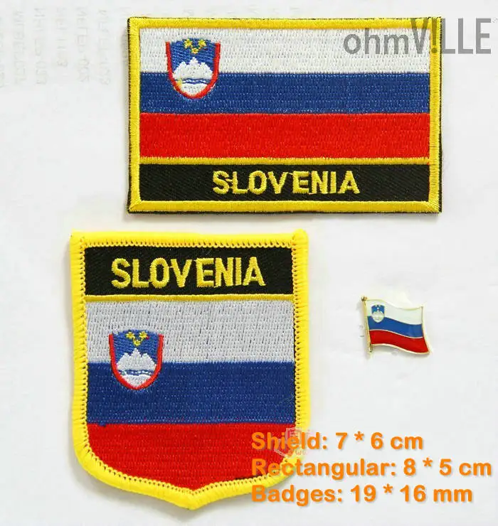 

2016 Real Time-limited Iron-on Fallout Slovenia Flag Patch Iron On Patches - 100% Quality Guarantee Embroidered + Free Shipping