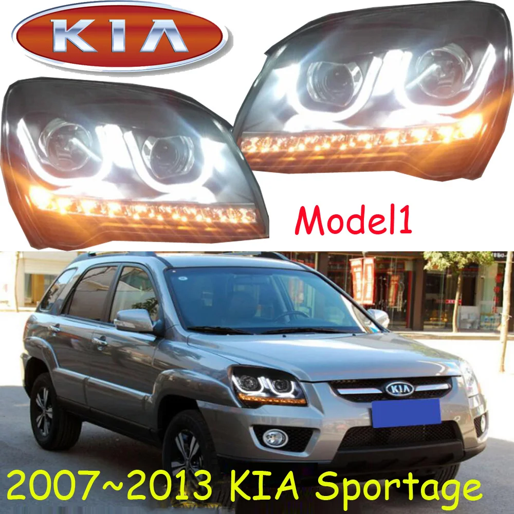 KlA Sportage headlight 2007 2013 LHD RHD need add 200USD Free ship KlA Sportage daytime light