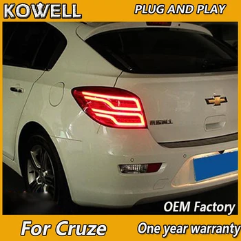 

KOWELL Car Styling for Chevrolet Cruze Tail Lights Cruze Hatch Back LED 2009-2015 Tail Light LED Rear Lamp DRL+Brake+Park+Signal