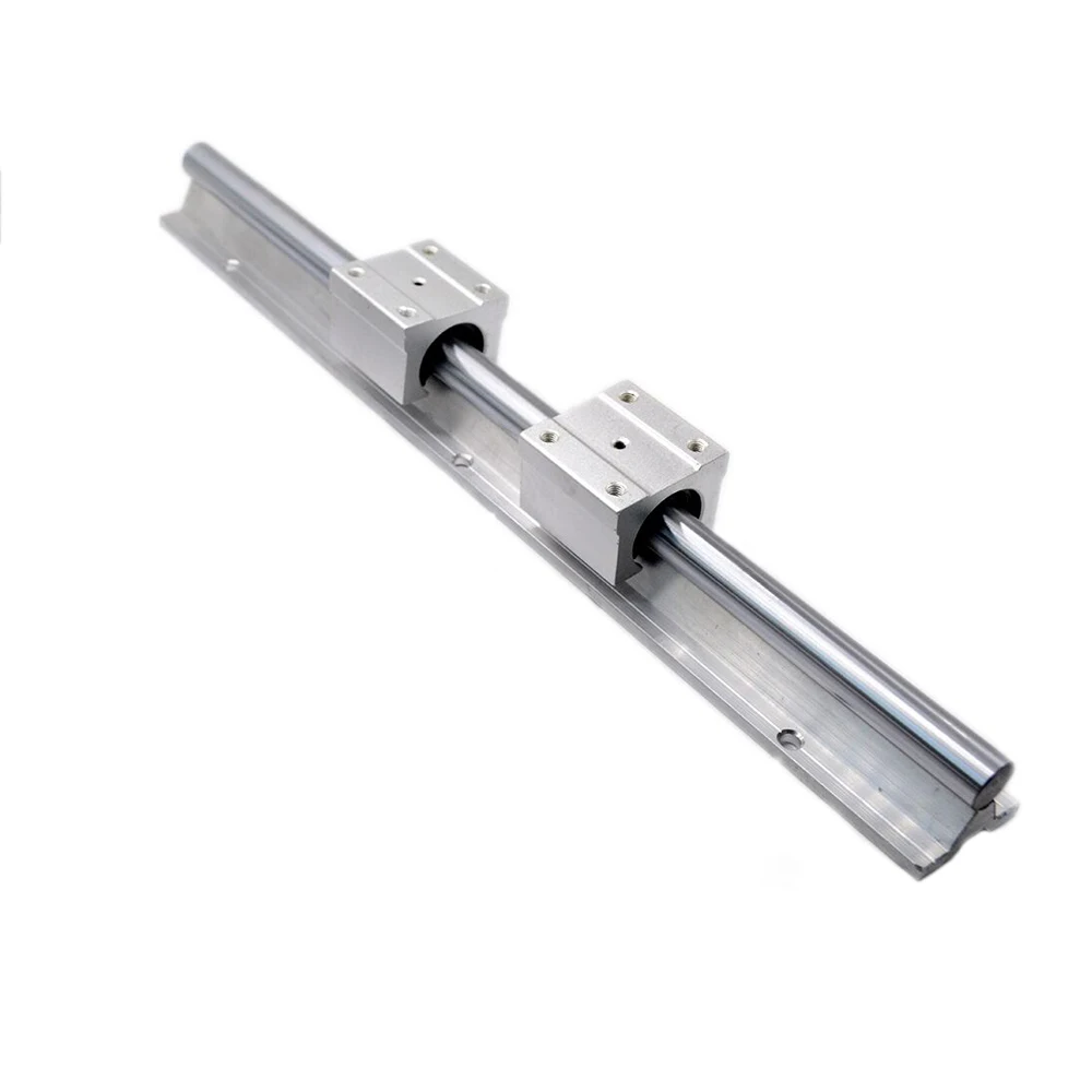 

Free shipping SBR16 16mm rail L400mm linear guide SBR16-400mm with 2pcs SBR16UU Set cnc router part linear rail