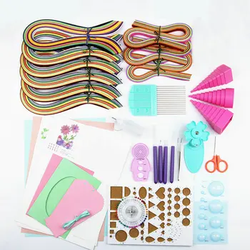 

Paper Drawing Quilling Paper Set Paper Craft Material Packag Color Material Package Beginners Learning Tool