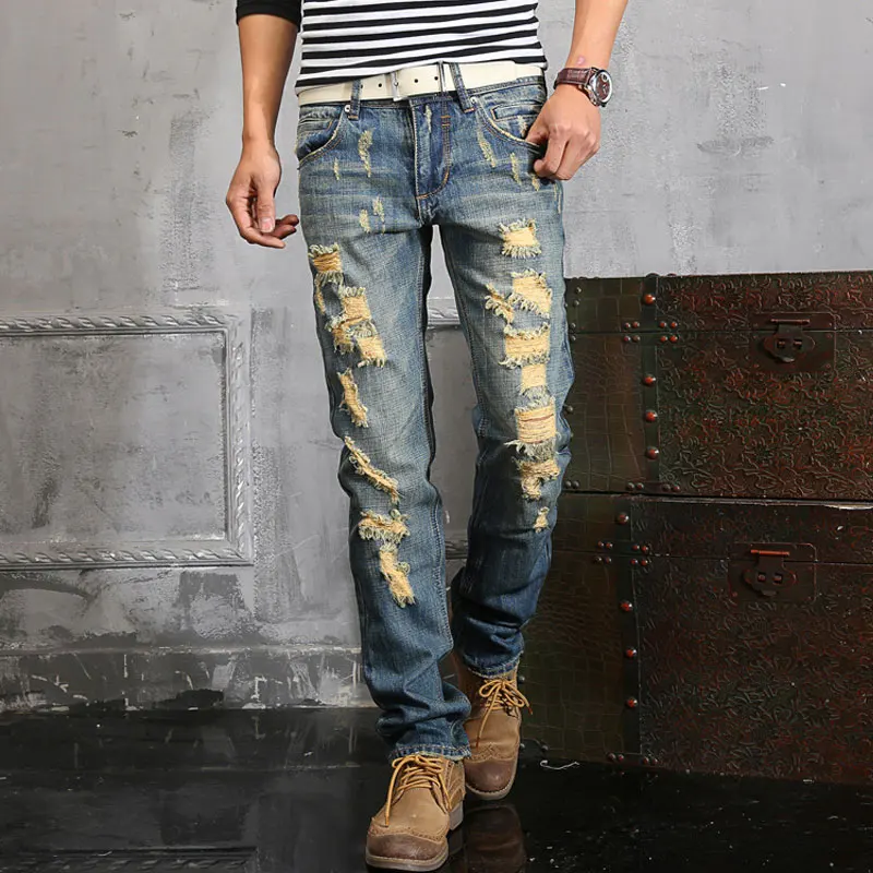 washed out jeans mens