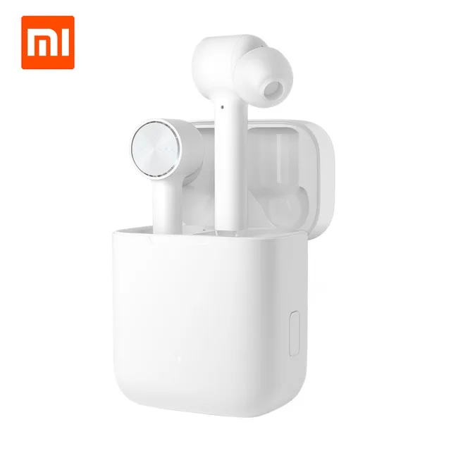 Беспроводные наушники Xiaomi Air Bluetooth TWS True Active с шумоподавлением Smart Touch двусторонние беспроводные наушники - Цвет: Белый