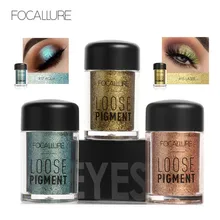 

Focallure 18 Colors Loose Pigment Eye Shadow Makeup Metallic Color Glitter Eyeshadow Powder for Women Brand Beauty Maquiagem