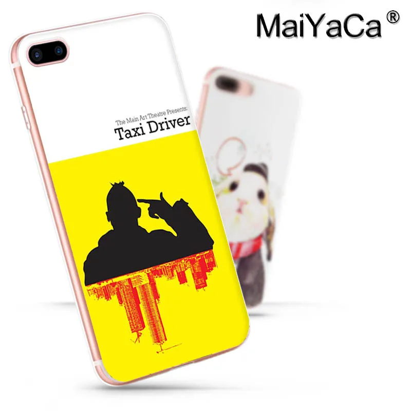 Роскошный модный чехол для телефона MaiYaCa Movie Taxi Driver для Apple iphone 11 pro 8 7 66S Plus X 5s SE XR XS MAX Mobile Cover - Цвет: 2