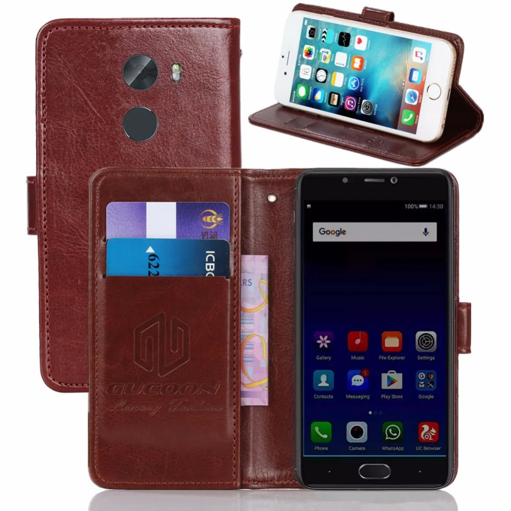 

GUCOON Vintage Wallet Case for Gionee A1 Lite 5.3inch PU Leather Retro Flip Cover Magnetic Fashion Cases Kickstand Strap