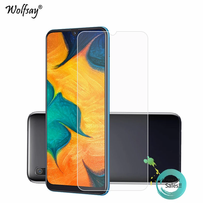 2 шт Стекло для Samsung Galaxy A30 протектор экрана закаленное стекло стеклянная пленка