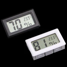 Мини нагревательный прибор цифровой ЖК-термометр гигрометр влажности Измеритель температуры в помещении Метеостанция диагностический инструмент