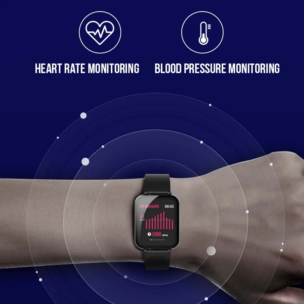 Многофункциональный спортивный режим B57 умный браслет 1,3 дюймов фитнес-браслет монитор сердечного ритма Монитор артериального давления