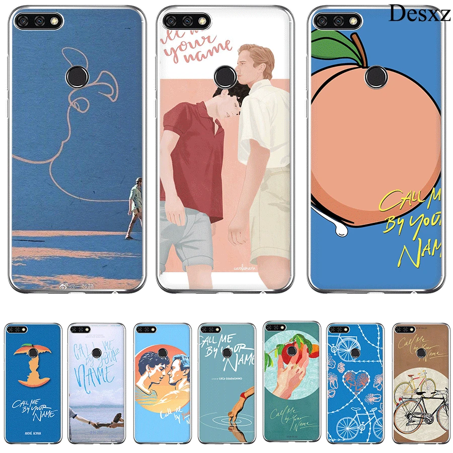 Чехол для телефона с надписью Call Me By Your Name Poster Huawei Honor Note 6A 6C 7A 7X 7C Pro 8 9 10 Lite Play Shell |