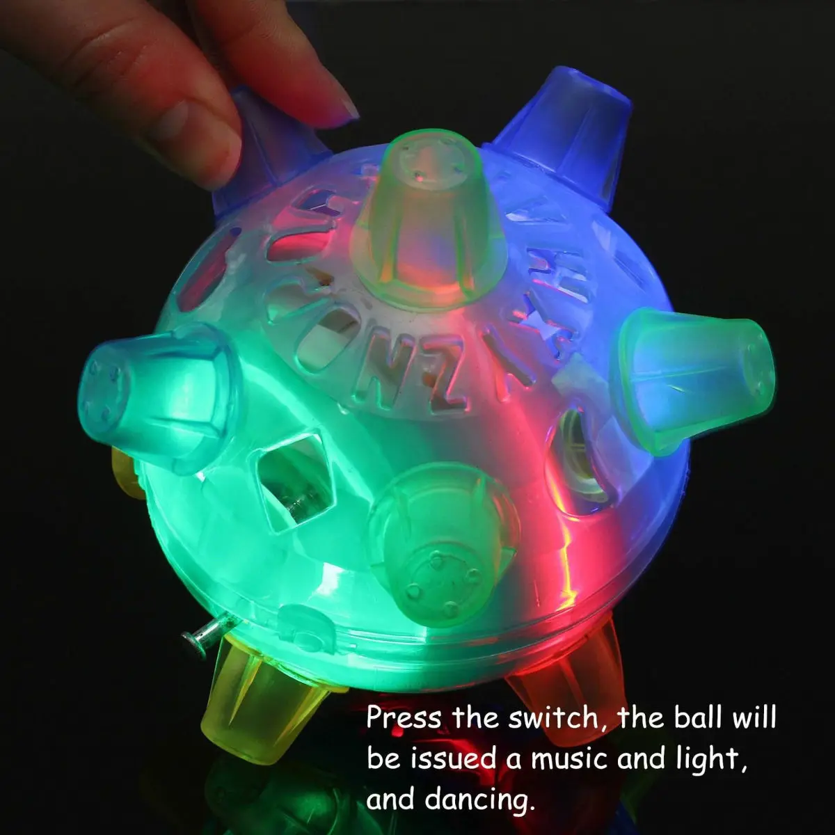 

2018 New Baby Children Sound Kids Toy Ball Novelty Bouncing Vibrating Jumping Educational Bopper Flashing Light Up