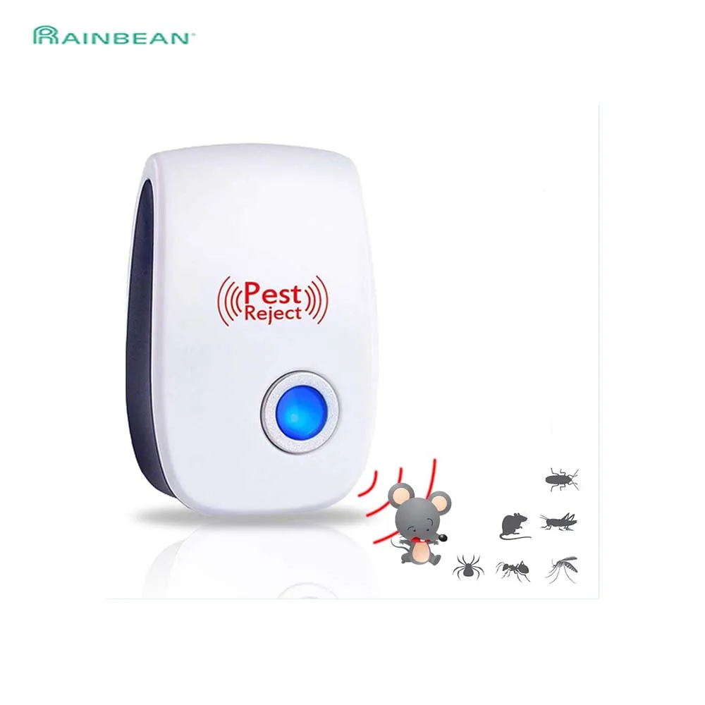 

Ultrasonic Pest Repeller Pest Control Indoor for Bug and Rodent Mice Insects Ant Mosquito Spider Roach Electronic EU/US/UK Plug