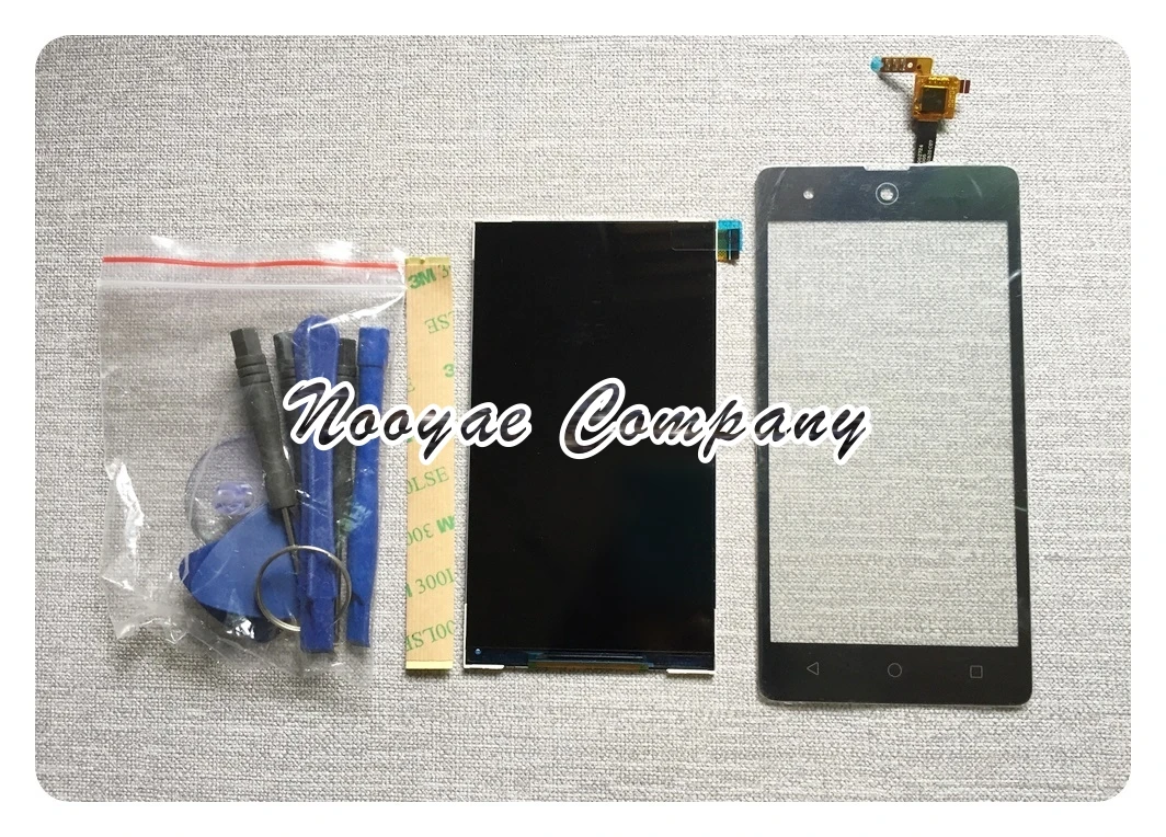 

Novaphopat Black/Golden Touchscreen For BQ BQS-5050 5050 BQ-5050 Strike LCD Display Monitor Screen + Touch Screen Digitizer