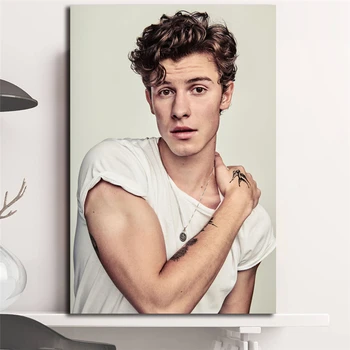

Shawn Mendes Posters Singer Wallpaper Canvas Prints Wall Art Painting Decorative Picture Modern Home Decoration Artwork