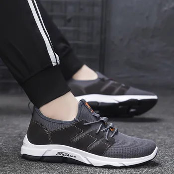 

Flyknit Breathable Sneakers Spring Autumn Comfortable Men Casual Shoes Fashion Mens Tennis Trainer Zapatillas Deportivas Hombre