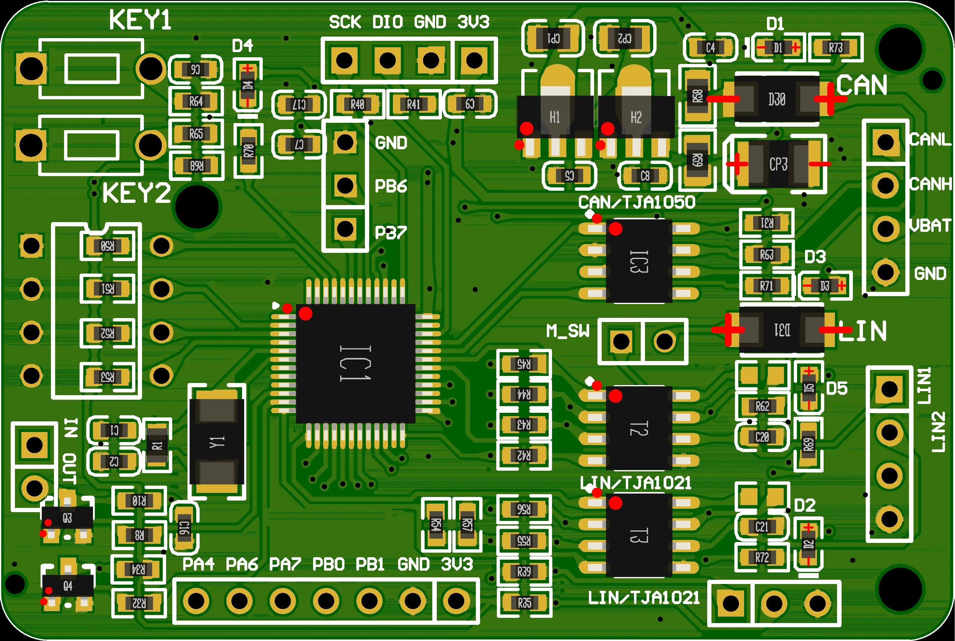 Шлюз LINCAN Gateway Double LIN Single CAN Master slave STM32F072 источник XH2.54|FM-трансмиттеры| |