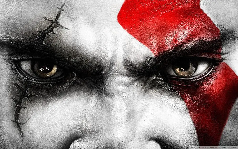 P0580 kratos god of war iii wallpaper Poster wall sticker thin Home Decor 30x90cm | Дом и сад