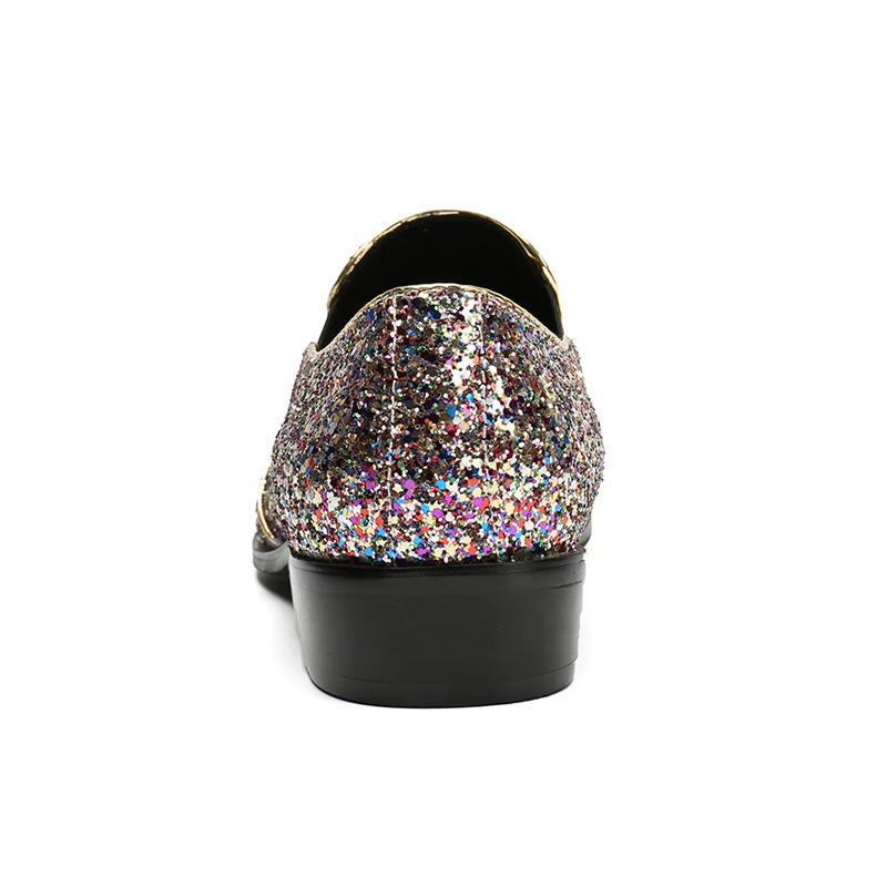Crescente Homens Marrom De Size Formais cinza Sl41 Italiano Genuíno Dos Luxo Sapatos Festa Casamento Loafers Apontou Plus Couro Toe Altura Deslizamento Homem fZpqqSxP