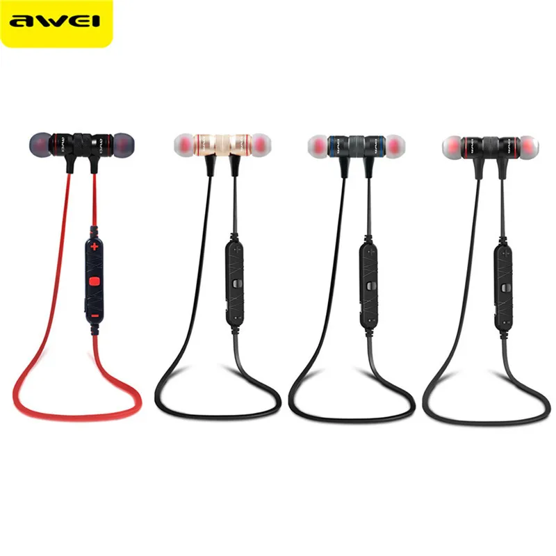 Спортивные Наушники Awei A920BL Беспроводной стерео Bluetooth Спорт наушники с объемом