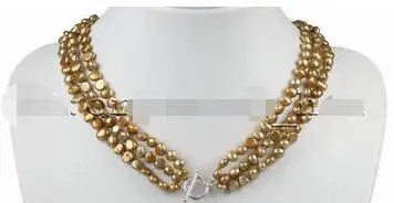 

Free Shipping >>Wonderful Champagne FW Pearl&Onyx&Smoky quartz Necklace