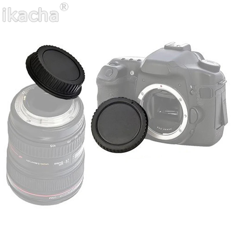 Крышка объектива камеры задняя крышка+ Крышка корпуса для Canon EOS 1D 1DS Mark II III IV 1DC 1DX 5D 6D 7D 10D 20D 1300D 60DRebel XT XTi C300
