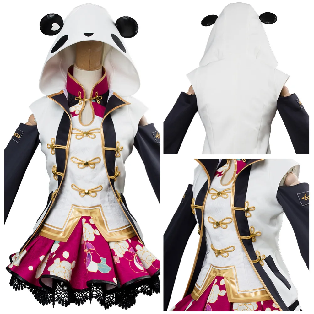 LoveLive Косплей Костюм Love Live!Aqours Ruby Kurosawa косплей костюм платье Чонсам