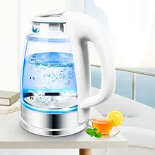 Электрический чайник двухслойный горячий стеклянный Электрический автоматический сбой питания функция автоматического отключения